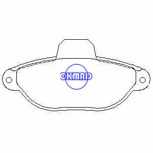 FIAT PUNTO Van Convertible Brake pad OEM:5892736 FDB925 GDB1115 WVA:21436 21437, FF925